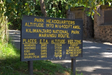 Kilimanjaro Climb Marangu Route